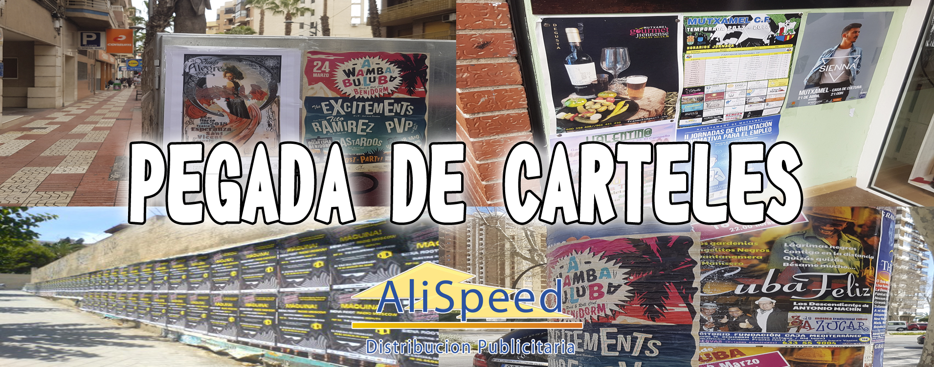 pegada de carteles